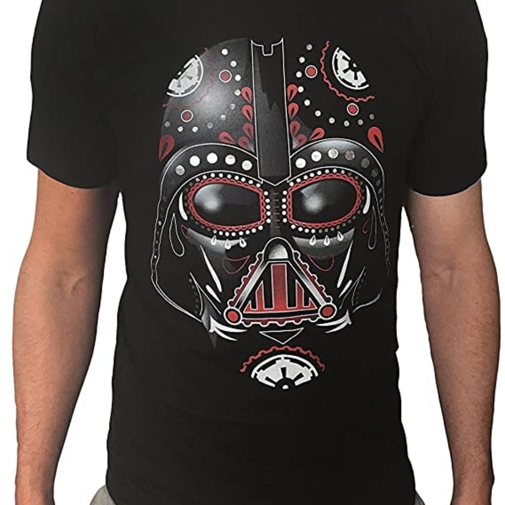 NWOT! Men Star Wars Darth Vader - Day of The Dead - T-Shirt (Med. Black)